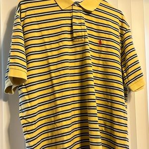 Yellow And Black Polo By Ralph Lauren